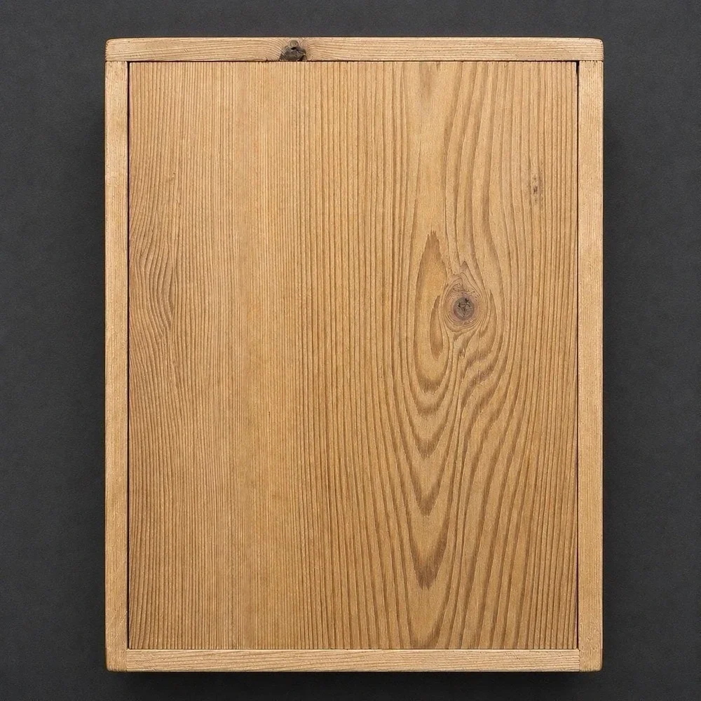 Vintage Lovering ARTS‎ Fly Fishing Stationery Set Wood Slide Top Box